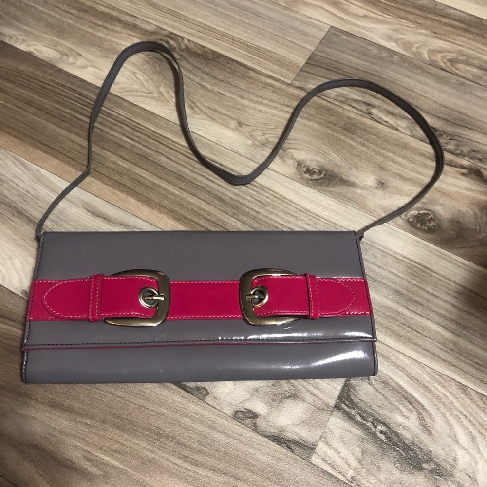 Clutch purse with strap